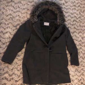 BCBG Gray Wool Coat/Jacket